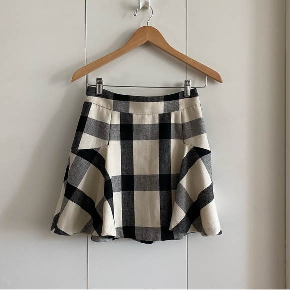 🍂fall drop🍂 plaid skirt wool banana republic worn by taylor swift! - Picture 1 of 5